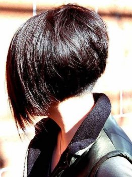 Short Angled Bob Hairstyles for Straight Hair