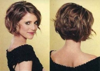 Stacked Curly Bob Haircut: Short Hairstyles for Women
