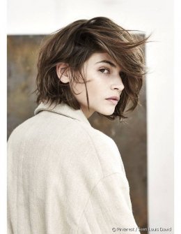 The asymmetrical bob on Pinterest