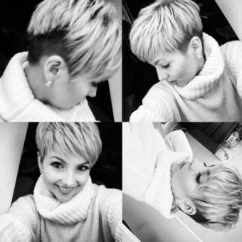 Layered Pixie Haircut Ideas for Thick Hair - Shaved Hairstyles 2016