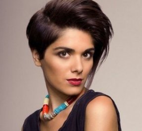 short asymmetrical haircut for thick hair